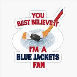 Art Columbus Blue Jackets Sticker