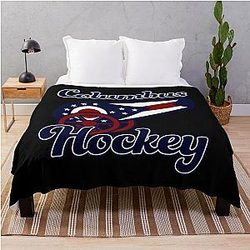 Art Columbus Blue Jackets Throw Blanket