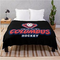 Art Columbus Blue Jackets Throw Blanket