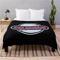 Art Columbus Blue Jackets Throw Blanket