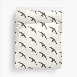 Common Swift flying Duvet Cover