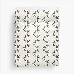 Cute Common Swift Duvet Cover