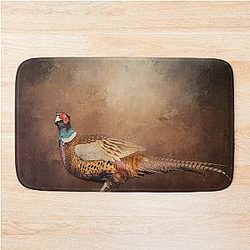 Handsome Pheasant Bath Mat