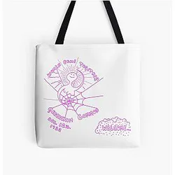 Greenham Common Angel In Pink All Over Tote Bag