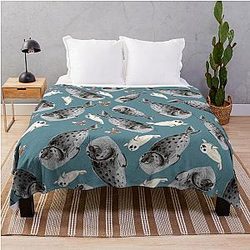 Common Seal Throw Blanket