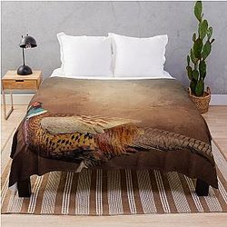 Handsome Common Pheasant Blanket