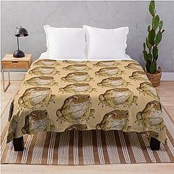 European toad Throw Blanket