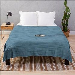 Common Seal Swimming Throw Blanket