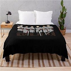 Music Vintage Retro BBC Merlin Throw Blanket
