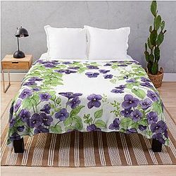 Common Violet Blanket