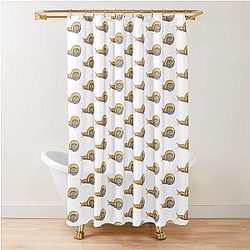 Common Snail Shower Curtain