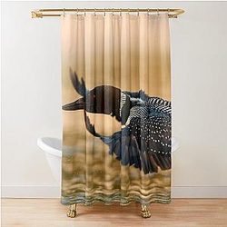 Common Loon Shower Curtain