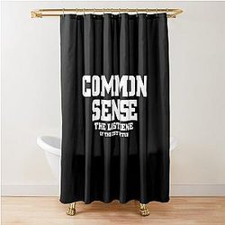Common Sense Quote Shower Curtain -> Commonwealth Sense Quote Shower Curtain does not exist. Becomes  Common Sense Quote Shower Curtain