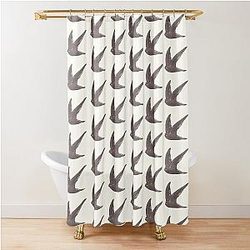 Common Swift Shower Curtain