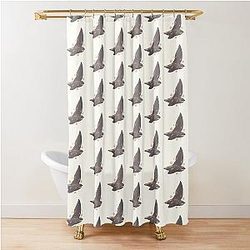 Cute Common Swift Art Shower Curtain