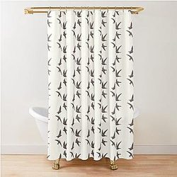 Cute Common Swift Shower Curtain