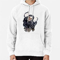 C is for Common Marmoset Tropical Primate Artwork Pullover Hoodie