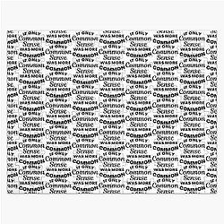 If Only Common Sense Was More Common. Funny Saying. Jigsaw Puzzle.