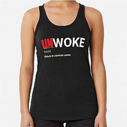 Unwoke Return to Common Sense Racerback Tank Top