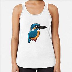 Cute Common Kingfisher Birdorable Tank Top