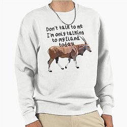 Eland, The Majestic Antelope of African Savannas Pullover Sweatshirt