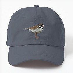 Common Ringed Plover White Alternate Design Dad Hat