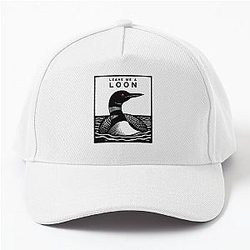 Leave a Common Loon Minnesota Maine Baseball Cap