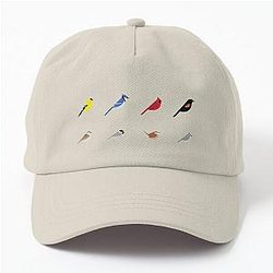Common Backyard Birds of North America Dad's Hat