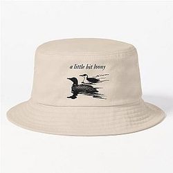 A Little Common Loon of Minnesota in a Bucket Hat
