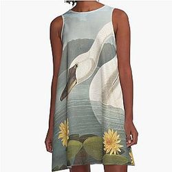 Common American Swan by John James Audubon Dress