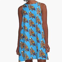 Pride Birds Common A-Line Dress