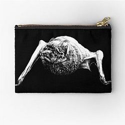 Common noctule bat Zipper Pouch
