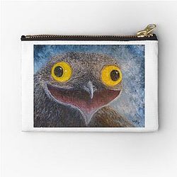 Common Potoo Zipper Pouch