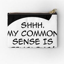 Common Sense Zipper Pouch