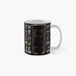 Common Swahili Words Phrases Greetings and Animals Translate for Tourists Classic Mug