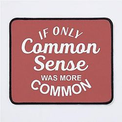 If Only Common Sense Were More Common