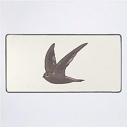 Common Swift Illustration Desk Mat