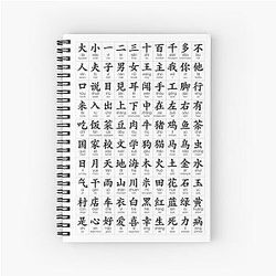 100 Most Common Chinese Characters Notebook