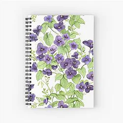 Common Violet Notebook