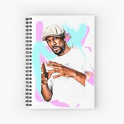 Common Hip Hop Print Spiral Notebook