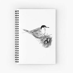 Common Tern Sterna hirundo Spiral Notebook
