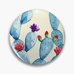 Common Prickly Pear Cactus Pin