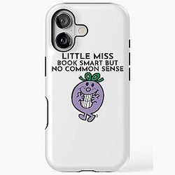 Little Miss Book Smart iPhone Tough Case