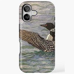 Clare the Loon iPhone Tough Case