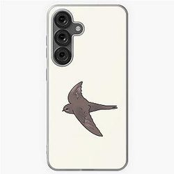 Cute Common Swift illustration Soft Case for Samsung Galaxy