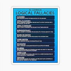 Common Logical Fallacies Chart