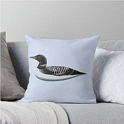 Common Loon Throw Pillow