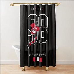 Connor Bedard Draft Shower Curtain