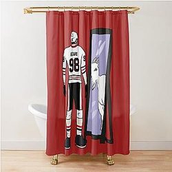 Connor Bedard GOAT Shower Curtain