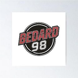 Connor Bedard Chicago Blackhawks Poster